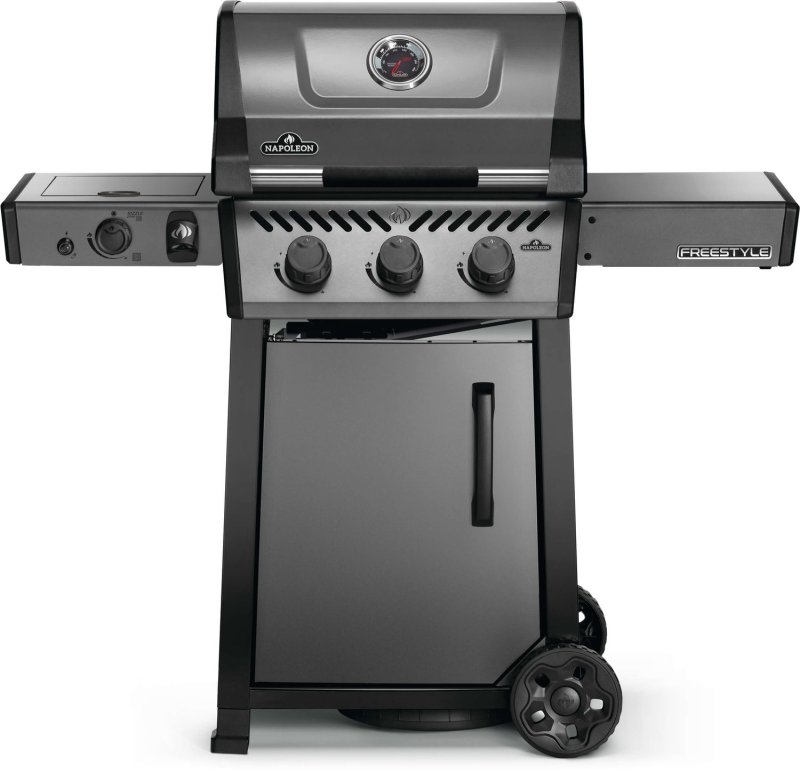 Napoleon Freestyle 365 Gasgrill, Graphit - mit Sizzle Zone und Tür - Modell 2025