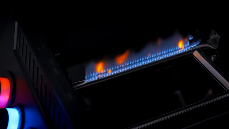 Napoleon Phantom Prestige 500 Connected Gasgrill - mit SIZZLE Zone und Heckbrenner - Edelstahl-Gussroste - 50 Jahre Napoleon Edition Heritage Blue - mit Jubliäums-Box
