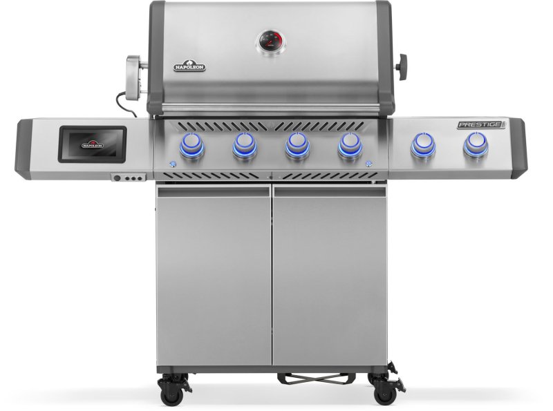 Napoleon Prestige PRO 500 Smart-Connected Gasgrill, Edelstahl - inkl. Drehspieß + Räucherbox GASM002