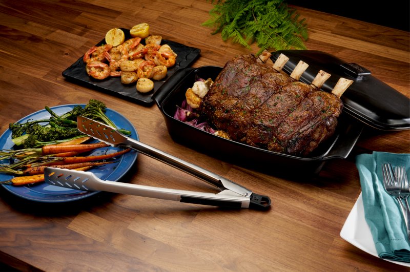 Napoleon Grillzange PRO - mit QuickClick Einhand-Verriegelungsmechanismus