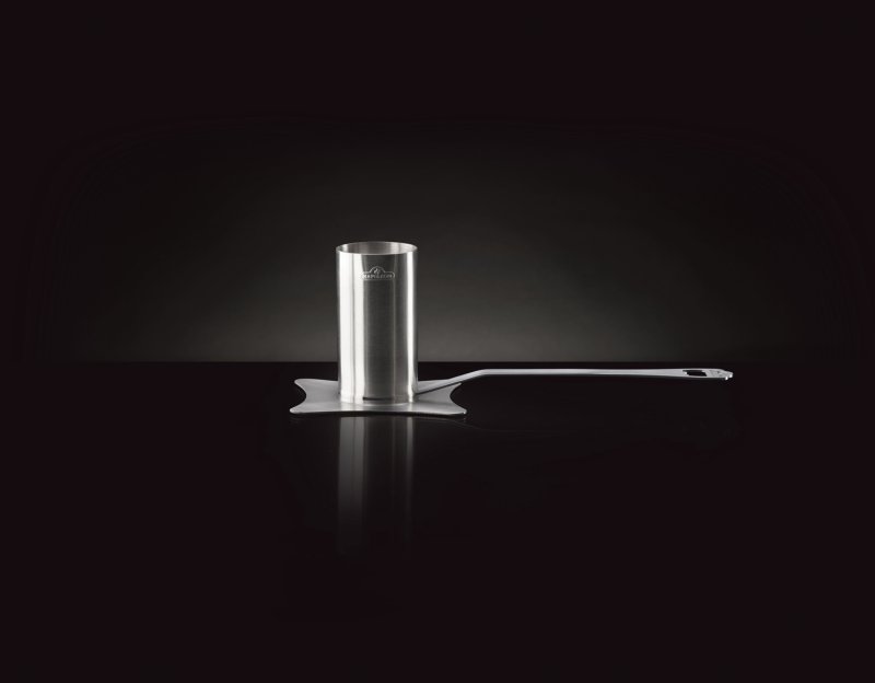 Napoleon Edelstahl Hähnchenhalter mit abnehmbarem Griff