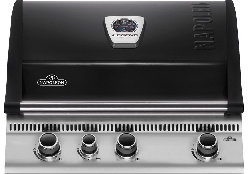 Napoleon Legend 485 Einbaugrill inkl. Infrarot-Heckbrenner - Shadow - LIMITED EDITION