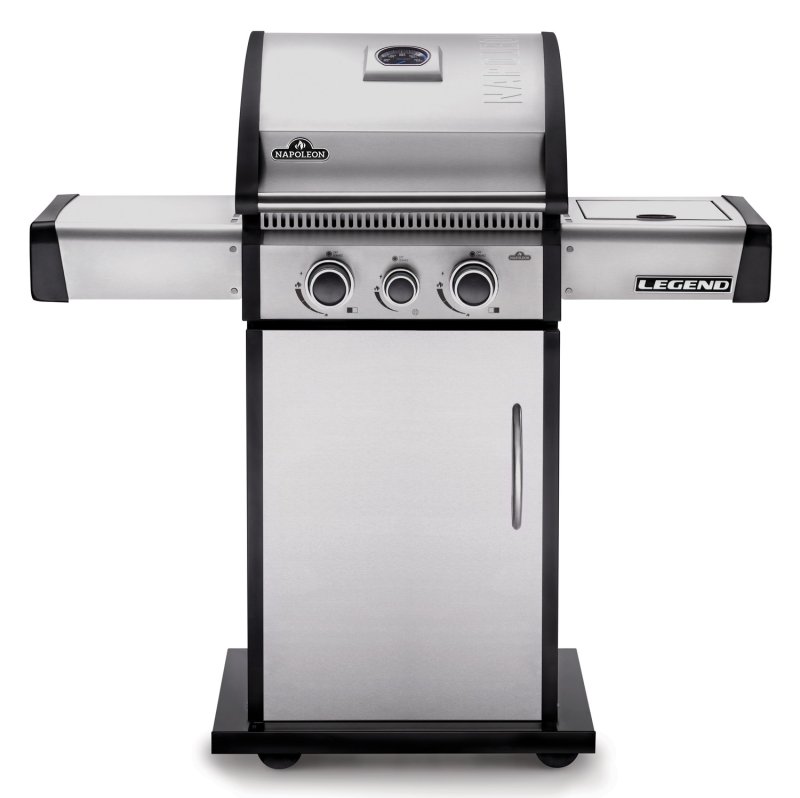 Napoleon Legend 325 Edelstahl Gasgrill - 2 Brenner mit Seitenbrenner