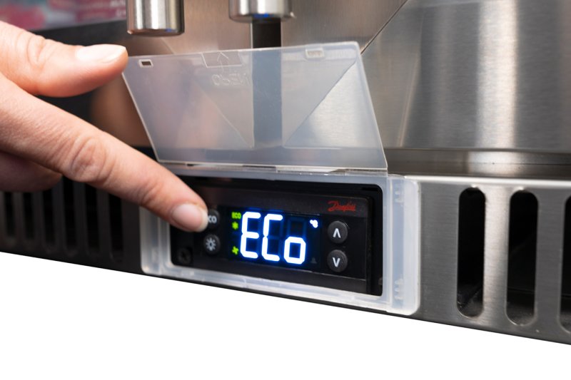 Napoleon Outdoor - Kühlschrank, 210 Liter, 2-türig mit Doppelverglasung und LED Beleuchtung - wasserdicht nach IP24