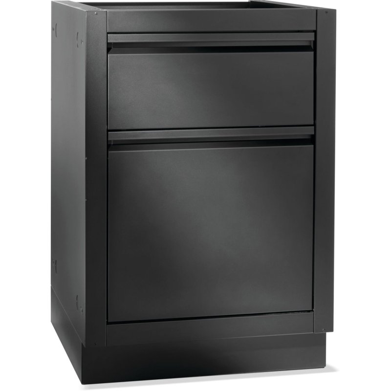 Napoleon Outdoor Küche Oasis - Abfallschubladenschrank mit Küchenrollenhalter, mattschwarz