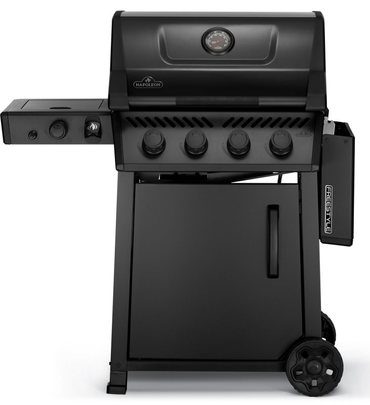 Napoleon Phantom Freestyle 425 Gasgrill, mattschwarz - mit Sizzle Zone und Tür - Modell 2025