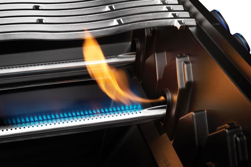 Napoleon Phantom Prestige 500 Connected Gasgrill - mit SIZZLE Zone und Heckbrenner - Edelstahl-Gussroste, Mattschwarz - Modell 2025