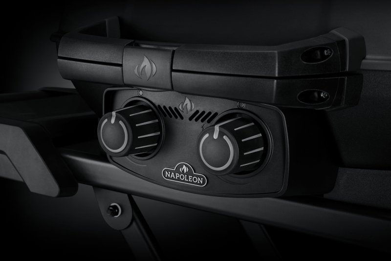 Napoleon Phantom TravelQ PRO285X Kompakt Gasgrill, mattschwarz - mit klappbarem Wagen inkl. Warmhalterost - Modell 2025