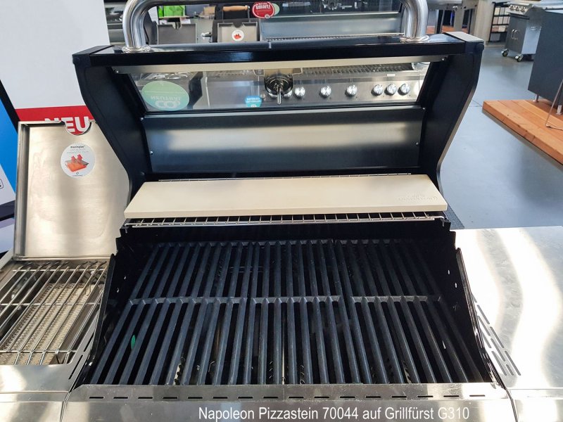 Napoleon Pizzastein für Warmhalteroste - passend für alle Napoleon Grills ab Rogue 425 und größer, Broil King, Grillfürst, Rösle, Enders, Santos und mehr