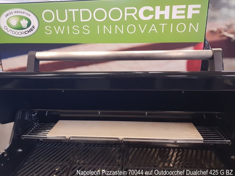 Napoleon Pizzastein für Warmhalteroste - passend für alle Napoleon Grills ab Rogue 425 und größer, Broil King, Grillfürst, Rösle, Enders, Santos und mehr