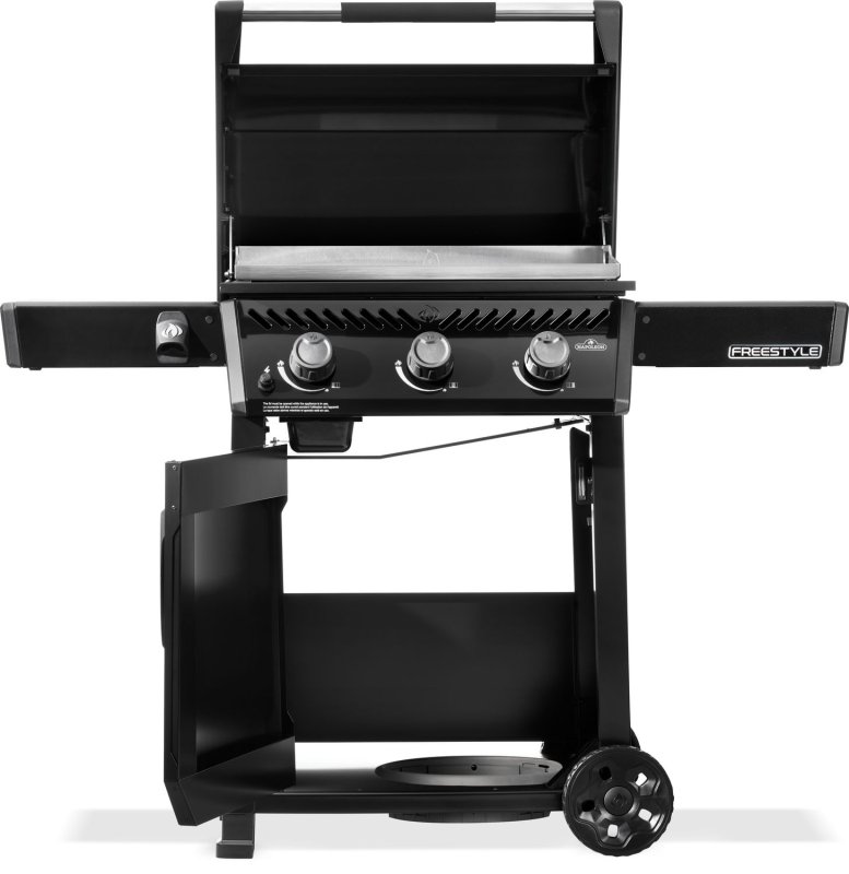 Napoleon Plancha Grill Freestyle 24 - Black - Sonderedition mit Edelstahlplancha 60 x 44 cm