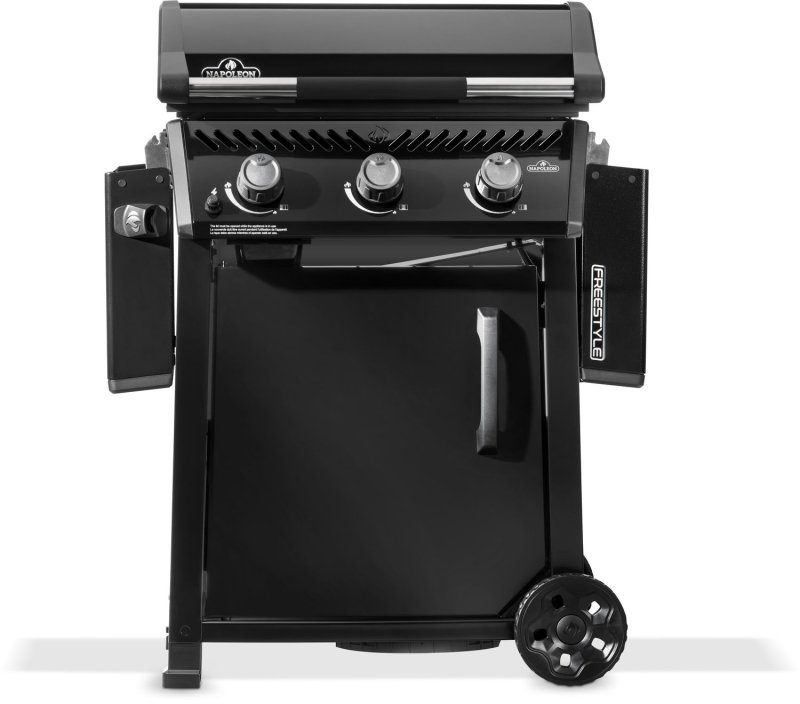 Napoleon Plancha Grill Freestyle 24 - Black - Sonderedition mit Edelstahlplancha 60 x 44 cm - inkl. Abdeckhaube