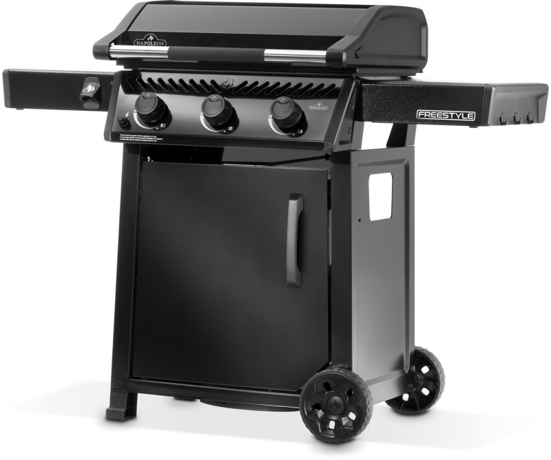 Napoleon Plancha Grill Freestyle 24 - Black - Sonderedition mit Edelstahlplancha 60 x 44 cm