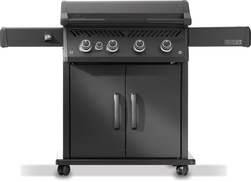 Napoleon Plancha Grill Phantom Rogue Pro 30 - mattschwarz - mit Sizzle Zone + Edelstahlplancha 70 x 44 cm