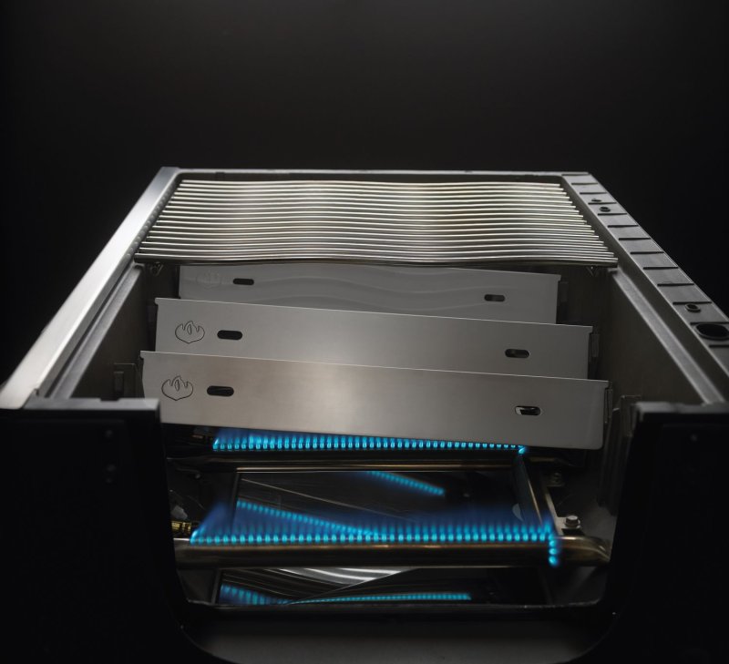 Napoleon Prestige 500, Edelstahl Gasgrill, Erdgas - mit Safety Glow - Modell 2024