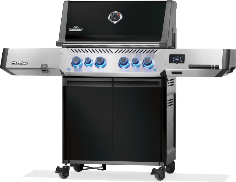 Napoleon Prestige 500 Connected Gasgrill - mit SIZZLE ZONE und Heckbrenner - Schwarz - Modell 2025