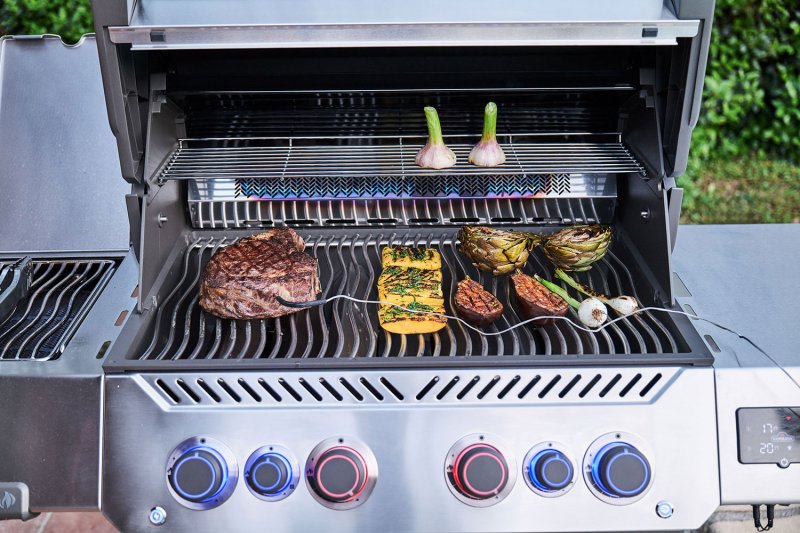 Napoleon Prestige 500 Connected Gasgrill - mit SIZZLE ZONE und Heckbrenner - Schwarz - Modell 2025