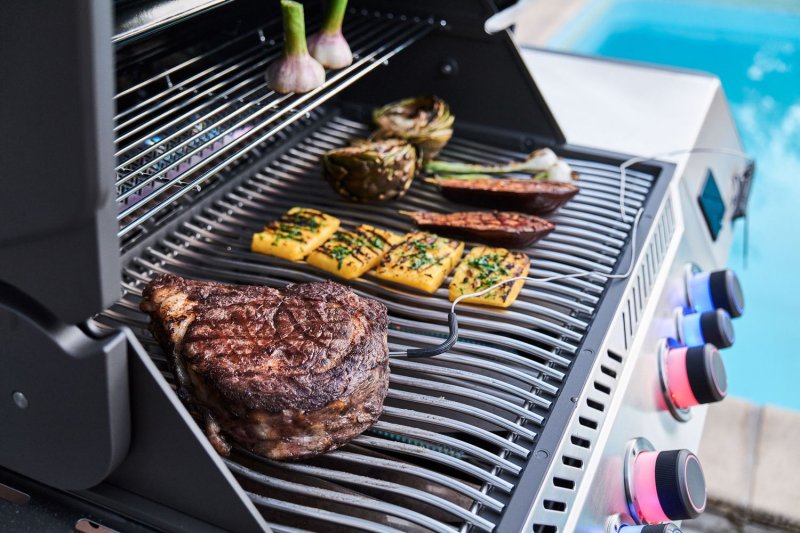 Napoleon Prestige 500 Connected Gasgrill - mit SIZZLE ZONE und Heckbrenner - Schwarz - Modell 2025