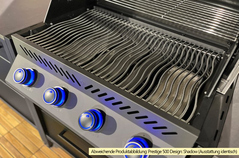 Napoleon Prestige 500 Edelstahl Einbaugrill inkl. SIZZLE ZONE - Burnout Kitchen Sonderedition