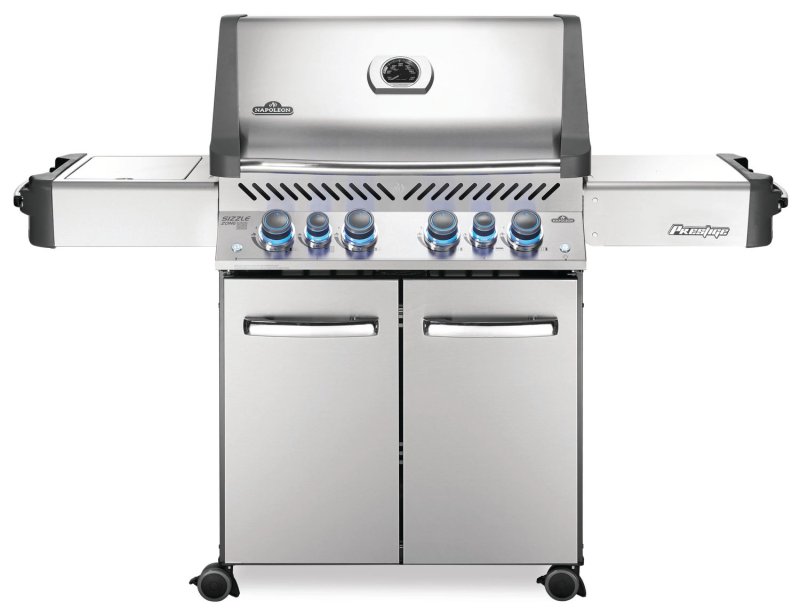 Napoleon Prestige 500, Edelstahl Gasgrill, Erdgas - mit Safety Glow - Modell 2024