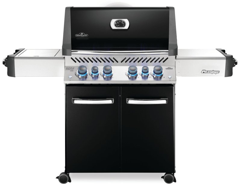 Napoleon Prestige 500 Gasgrill, Schwarz - mit Safety Glow - Modell 2024