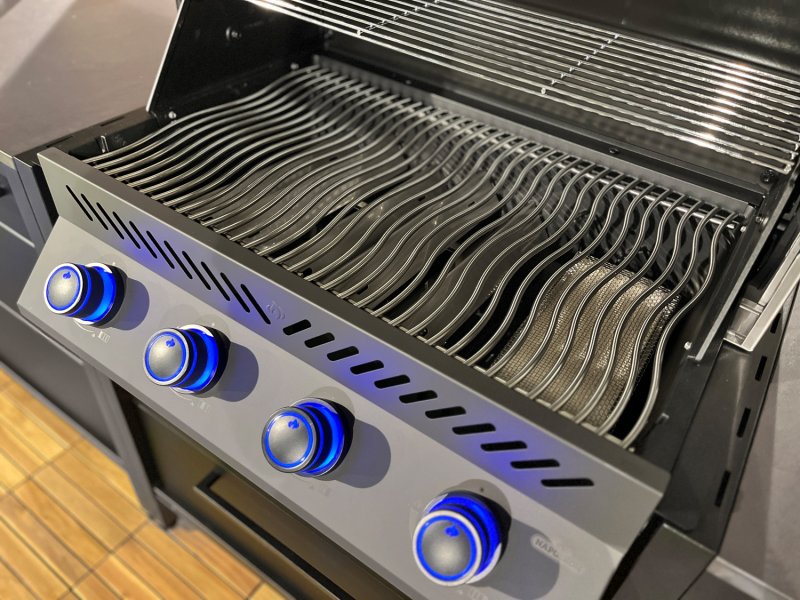 Napoleon Prestige 500 Shadow Einbaugrill inkl. SIZZLE ZONE - Burnout Kitchen Sonderedition - Retoure