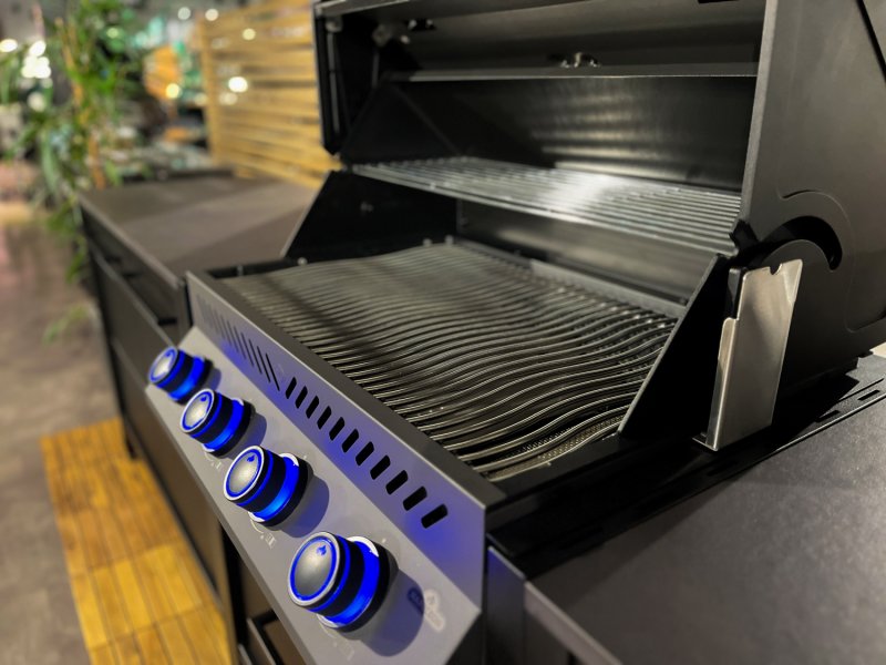 Napoleon Prestige 500 Shadow Einbaugrill inkl. SIZZLE ZONE - Burnout Kitchen Sonderedition - Retoure