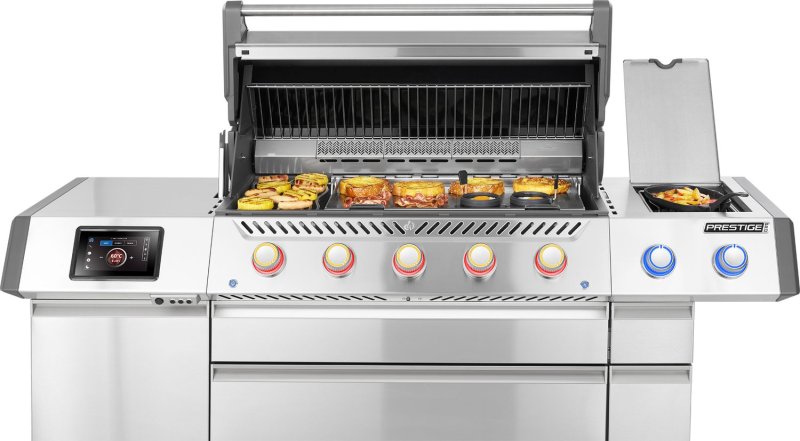 Napoleon Prestige PRO 665 Smart-Connected Gasgrill, Edelstahl - inkl. Drehspieß - Modell 2026