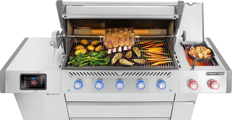 Napoleon Prestige PRO 665 Smart-Connected Gasgrill, Edelstahl - inkl. Drehspieß - Modell 2026
