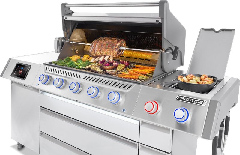 Napoleon Prestige PRO 665 Smart-Connected Gasgrill, Edelstahl - inkl. Drehspieß - Modell 2026