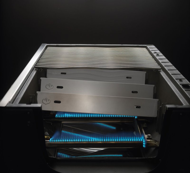 Napoleon Prestige Pro 500-3 Edelstahl Einbaugrill Gas - inkl. Drehspieß - Modell 2025