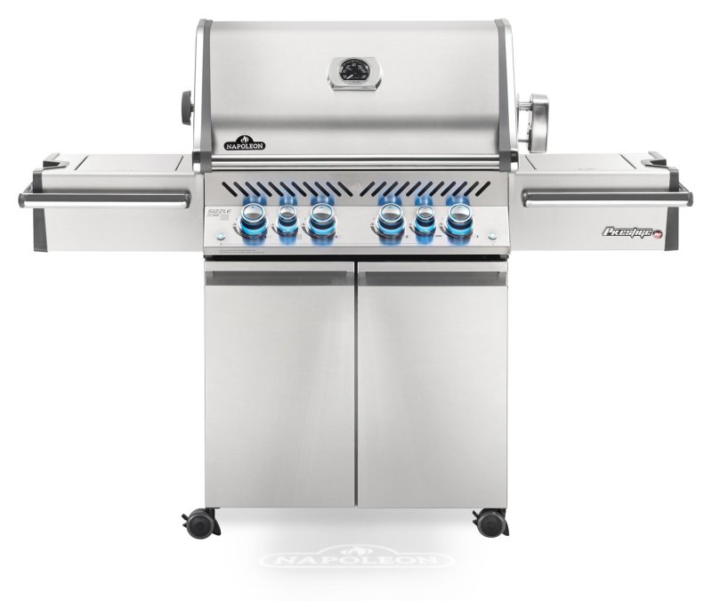 Napoleon Prestige Pro 500-3 Edelstahl Gasgrill, Erdgas inkl. Drehspieß - Modell 2024