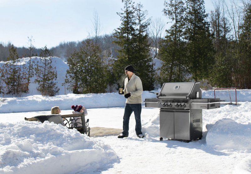 Napoleon Prestige Pro 500 Edelstahl Gasgrill, Erdgas inkl. Drehspieß - Modell 2025