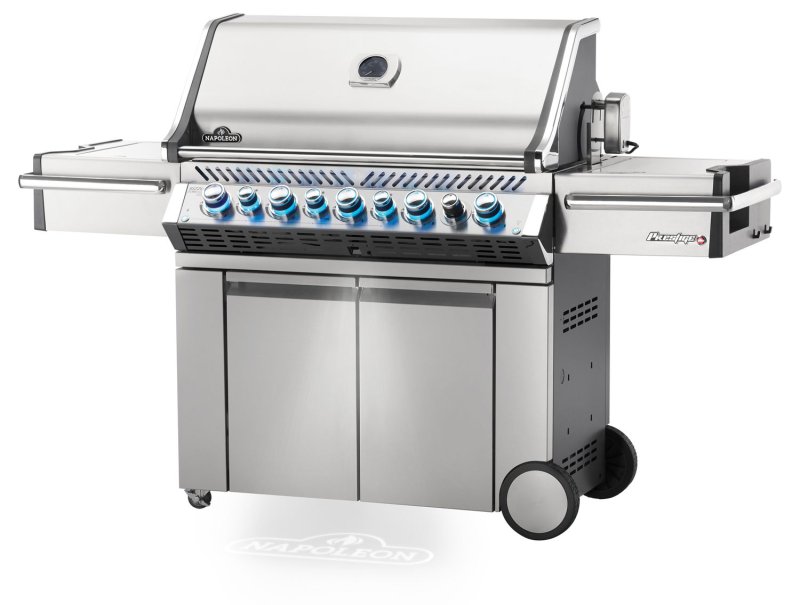 Napoleon Prestige Pro 665 Edelstahl Gasgrill, Erdgas inkl. Drehspieß - Modell 2025