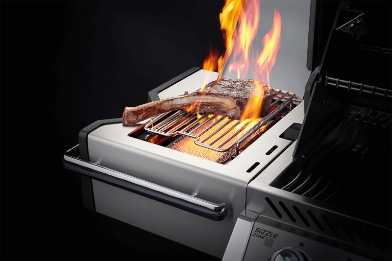 Napoleon Prestige Pro 500 Edelstahl Gasgrill, Erdgas inkl. Drehspieß - Modell 2025
