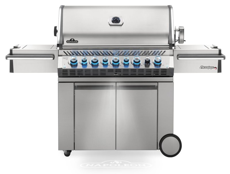 Napoleon Prestige Pro 665-3 Edelstahl Gasgrill, Erdgas inkl. Drehspieß - Modell 2024