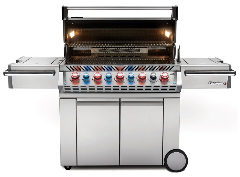 Napoleon Prestige Pro 665 Edelstahl Gasgrill, Erdgas inkl. Drehspieß - Modell 2025