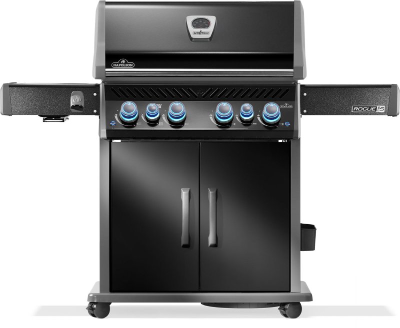 Napoleon Rogue PRO-S 525 Gasgrill - mit SIZZLE ZONE™ und Heckbrenner - Grillfürst Edition inkl. Abdeckhaube - mit zusätzlicher Grillplatte