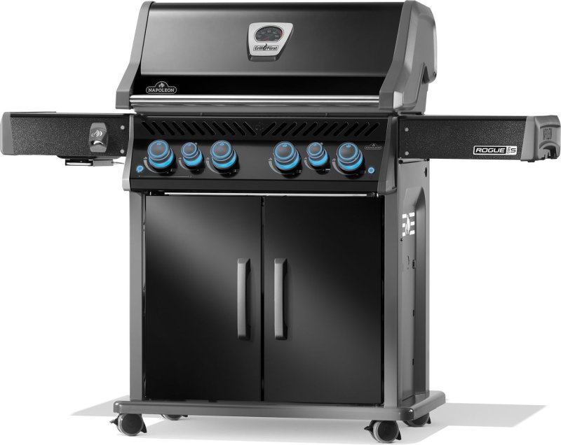 Napoleon Rogue PRO-S 525 Gasgrill - mit SIZZLE ZONE™ und Heckbrenner - Grillfürst Edition inkl. Abdeckhaube - mit zusätzlicher Grillplatte