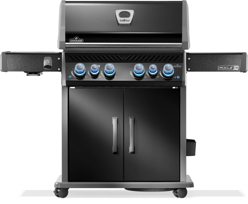 Napoleon Rogue PRO-S 525 Gasgrill - mit SIZZLE ZONE™ und Heckbrenner - Grillfürst Edition inkl. Abdeckhaube - mit zusätzlicher Grillplatte und Rotisserie