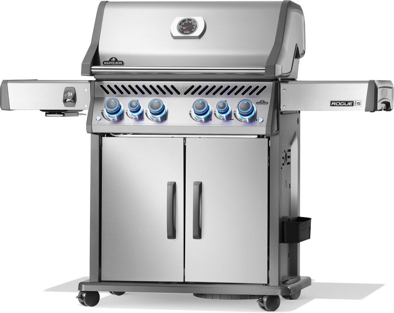 Napoleon Rogue PRO-S 525 Edelstahl Gasgrill - mit SIZZLE ZONE™ und Heckbrenner - mit Edelstahlrosten - NEU 2025
