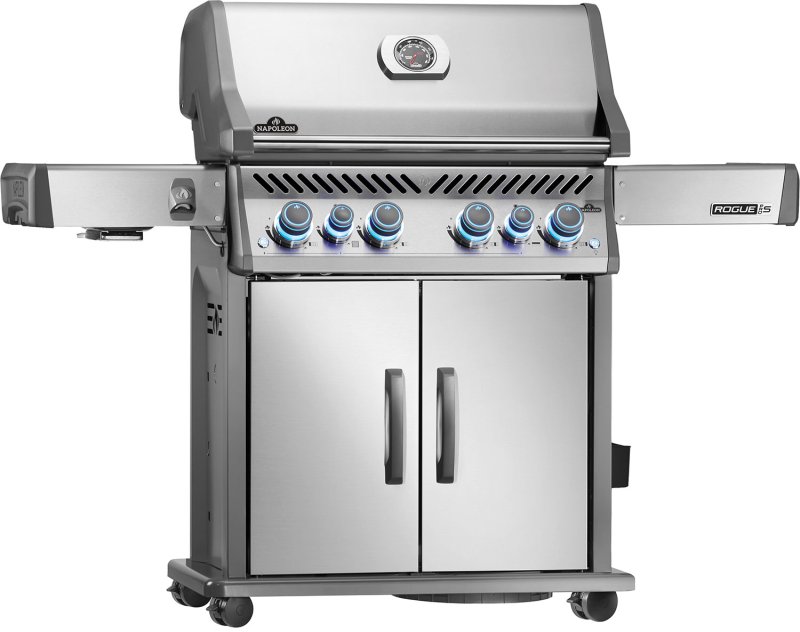Napoleon Rogue PRO-S 525 Edelstahl Gasgrill - mit SIZZLE ZONE™ und Heckbrenner - mit Edelstahlrosten - NEU 2025