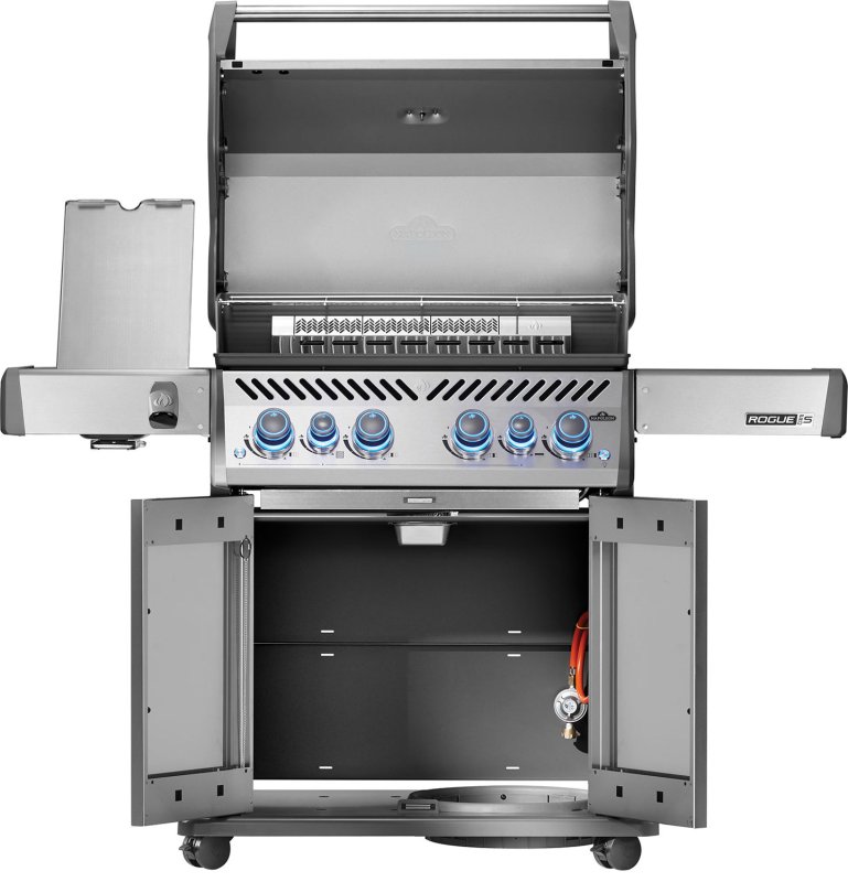 Napoleon Rogue PRO-S 525 Edelstahl Gasgrill - mit SIZZLE ZONE™ und Heckbrenner - mit Edelstahlrosten - NEU 2025