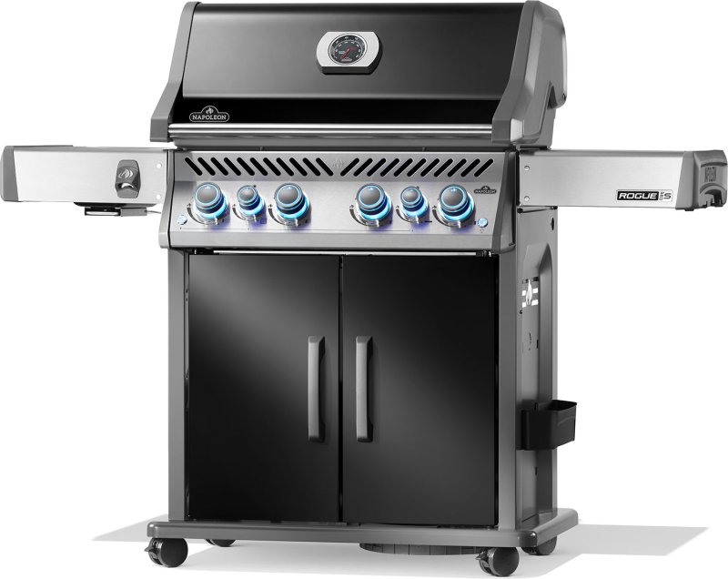 Napoleon Rogue PRO-S 525 Gasgrill - mit SIZZLE ZONE™ und Heckbrenner - mit Gusseisenrosten, Schwarz - Modell 2026