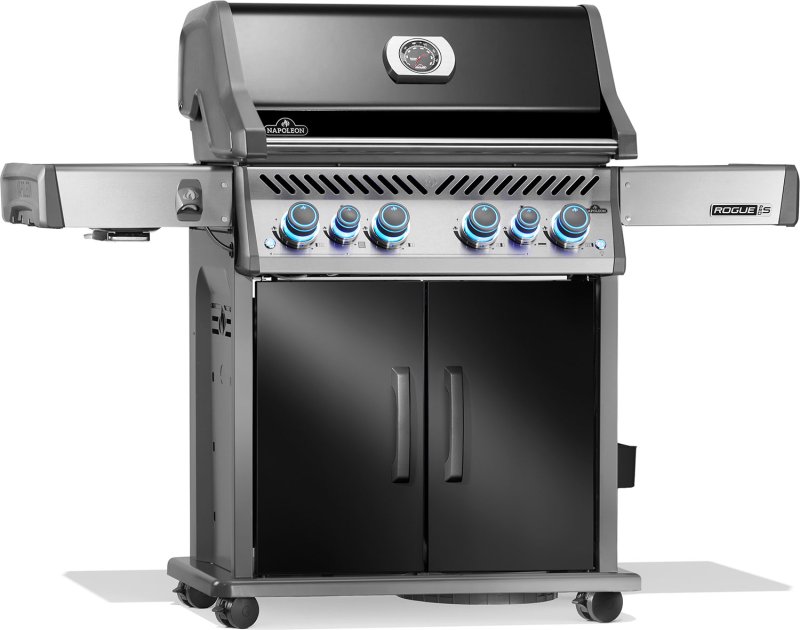 Napoleon Rogue PRO-S 525 Gasgrill - mit SIZZLE ZONE™ und Heckbrenner - mit Gusseisenrosten, Schwarz - Modell 2026