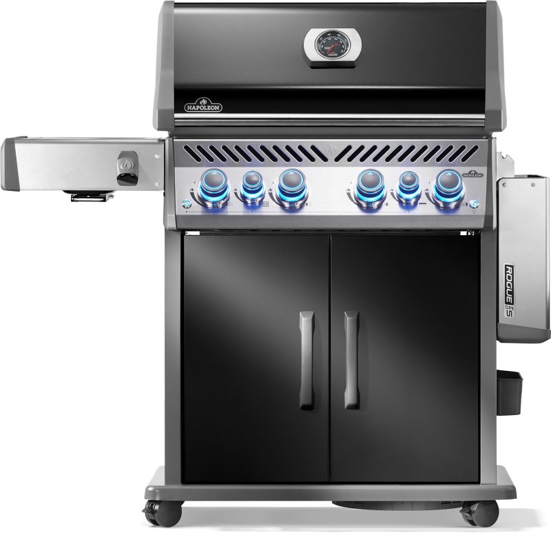 Napoleon Rogue PRO-S 525 Gasgrill - mit SIZZLE ZONE™ und Heckbrenner - mit Gusseisenrosten, Schwarz - Modell 2026