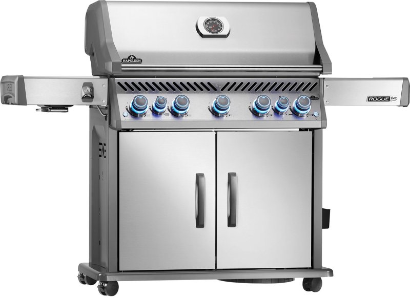 Napoleon Rogue PRO-S 625 Edelstahl Gasgrill - mit SIZZLE ZONE™ und Heckbrenner - mit Edelstahlrosten - Modell 2026