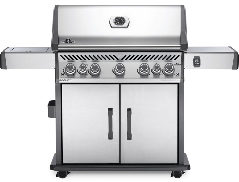 Napoleon Rogue SE 625 Edelstahl Gasgrill mit Sizzle Zone und Heckbrenner - Modell 2024