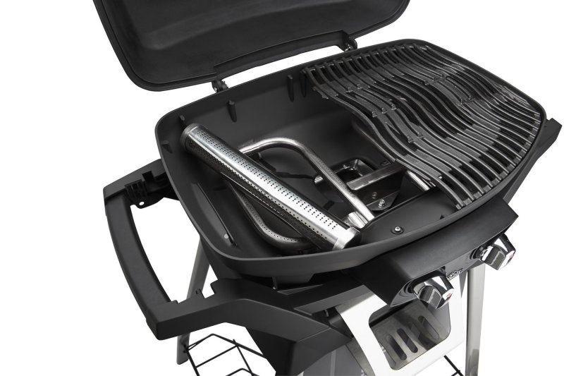 Napoleon TravelQ PRO285 Kompakt Gasgrill Schwarz mit Untergestell - Modell 2025