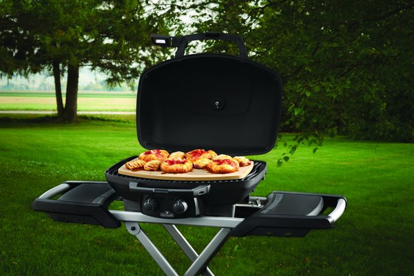 Napoleon TravelQ PRO285 Kompakt Gasgrill Schwarz mit klappbarem Wagen